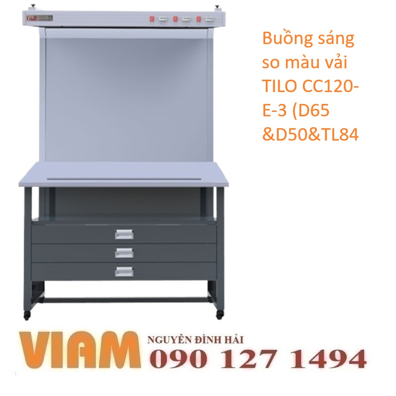 Buồng Sáng So Màu Vải TILO CC120-E-3 (D65&D50&TL84)