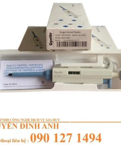 Micropipet Tự Động 1 Kênh Dùng Trong Phòng Thí Nghiệm Dải Đo Từ 0.1 đến 1000ul